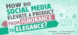 How do social media elevate a product from ignorance to elegance?